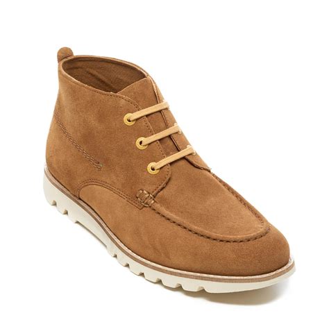 brown suede kicker boots men